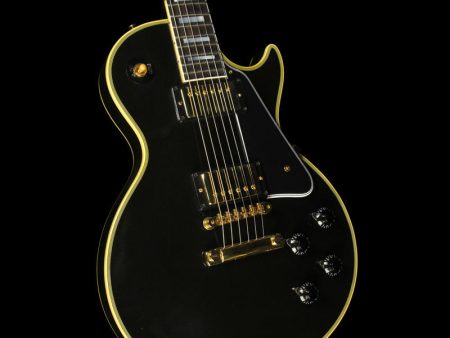 Used 2015 Gibson Custom Shop True Historic 1957 Les Paul Custom Reissue Electric Guitar Ebony Online now