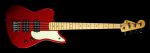 Used Fender Pawn Shop Series Reverse Jaguar Bass Electric Bass Guitar Candy Apple Red For Cheap