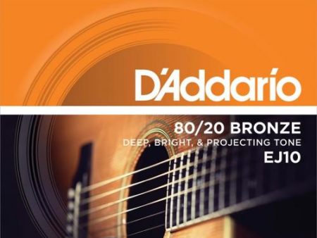 D Addario 80 20 Bronze Acoustic Strings (Extra Light 10-47) For Discount