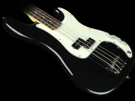 Used Fender Standard Precision Bass Electric Bass Guitar Black Online