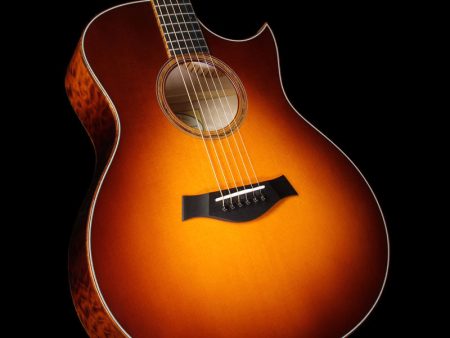 Used 2015 Taylor Custom Shop BTO Grand Symphony Quilt Maple Acoustic Guitar Desert Sunburst Online