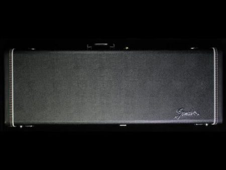 Used Fender Deluxe Stratocaster and Telecaster Electric Guitar Hardshell Case Black Tolex Discount