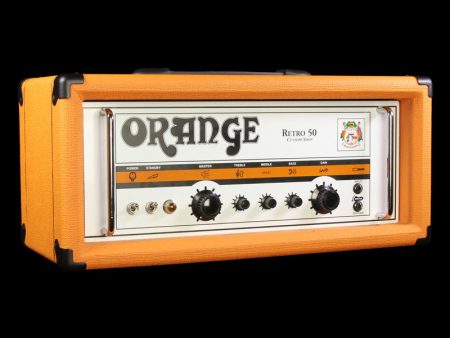 Used Orange Custom Shop Retro 50 Handwired Guitar Amplifier Head Cheap