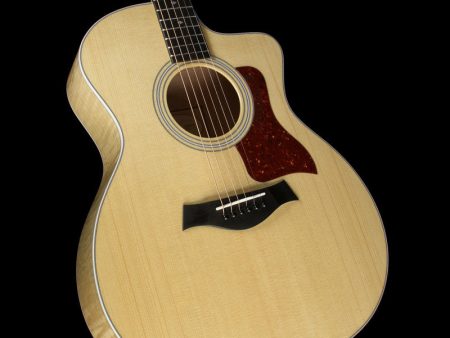 Taylor 214ce-QM DLX Grand Auditorium Acoustic Guitar Natural Hot on Sale